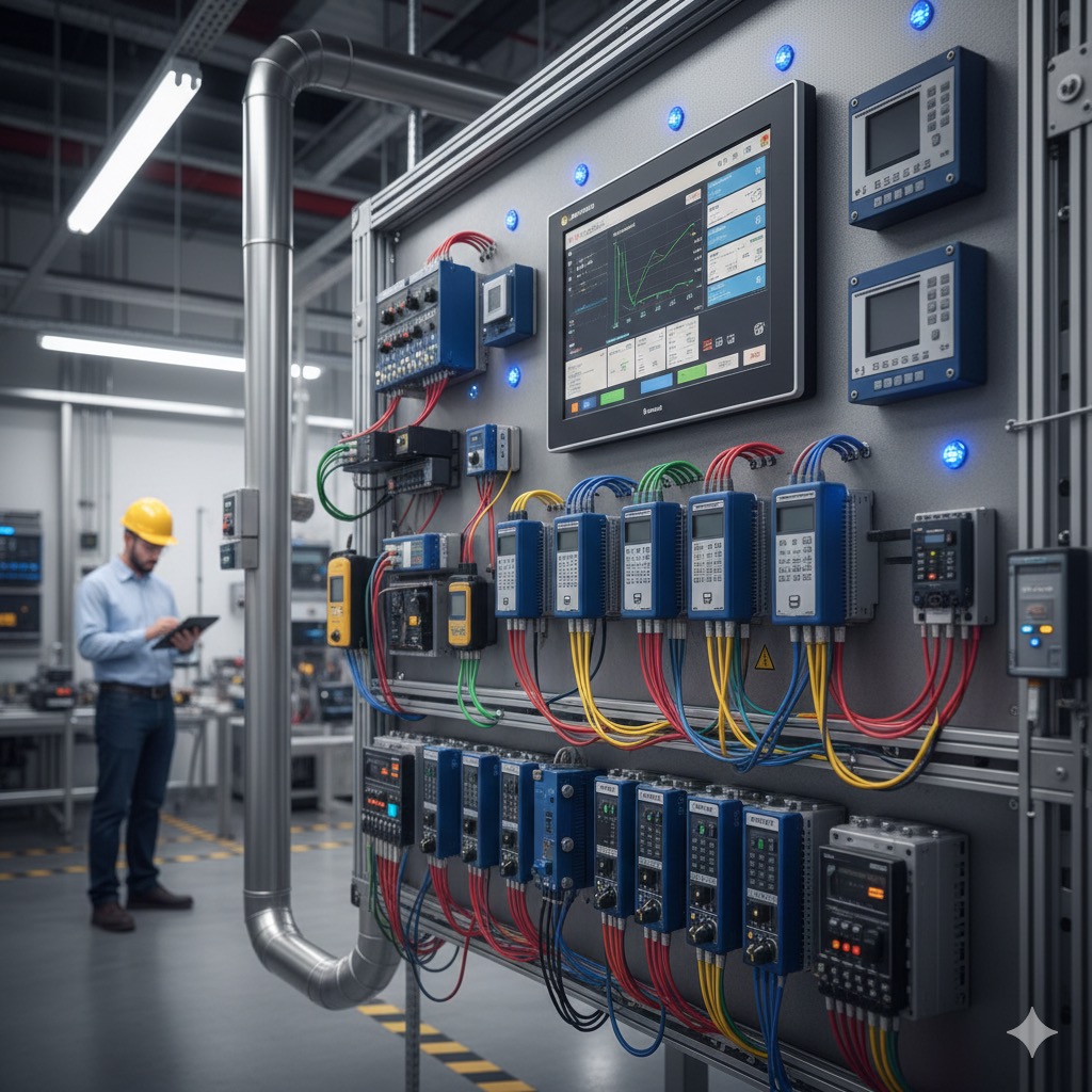 Pneumatically automated valve package with SCADA integration for pharmaceutical plant